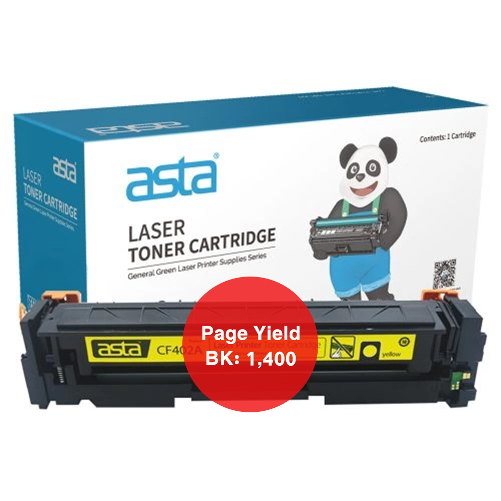 ASTA TONER CF402A/CF542A  (201A/203A/054) - YELLOW