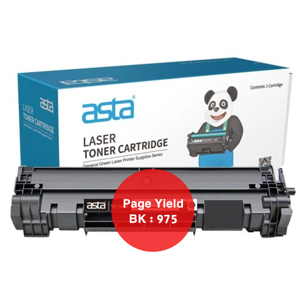 ASTA TONER W1500/150A (NO CHIP) -  BLACK