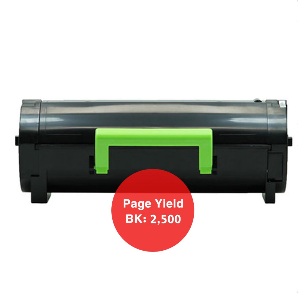 ASTA TONER LEXMARK MS317/417/517/617 - BLACK