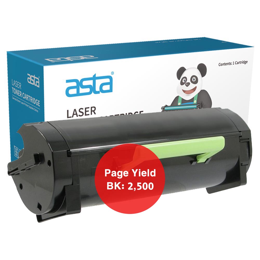 ASTA TONER LEXMARK MS317/417/517/617 - BLACK