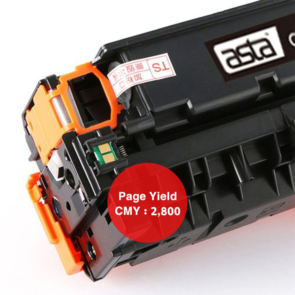 ASTA TONER HP CC532/CE412/CF382 - YELLOW