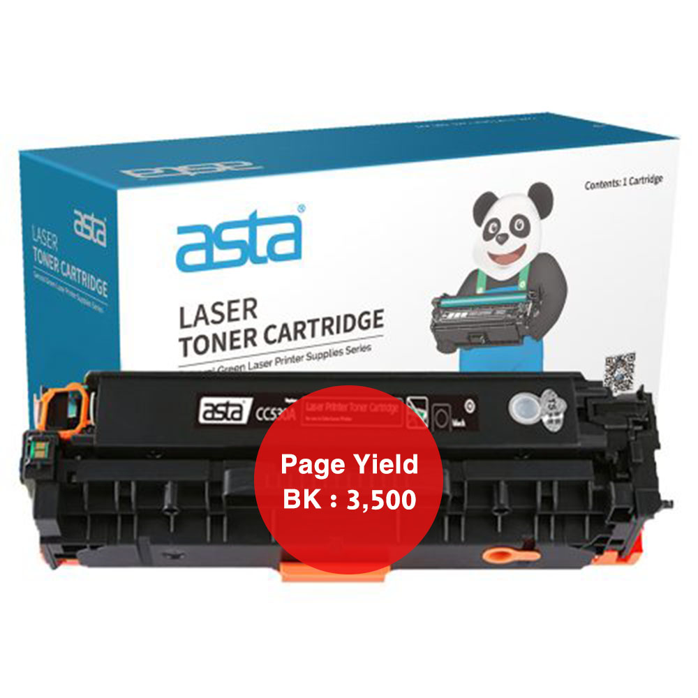 ASTA TONER HP CE410A/CC530A /CF380 - BLACK