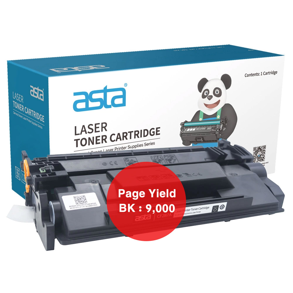ASTA TONER HP CF287A- BLACK