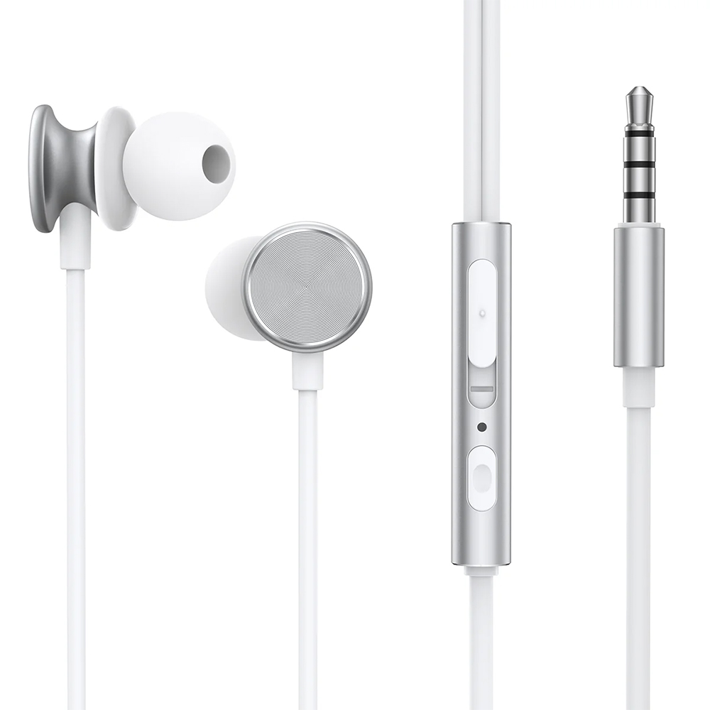 JOYROOM - JR-EW03 Wired Series In-Ear Metal Wired Earbuds- Colors Silver