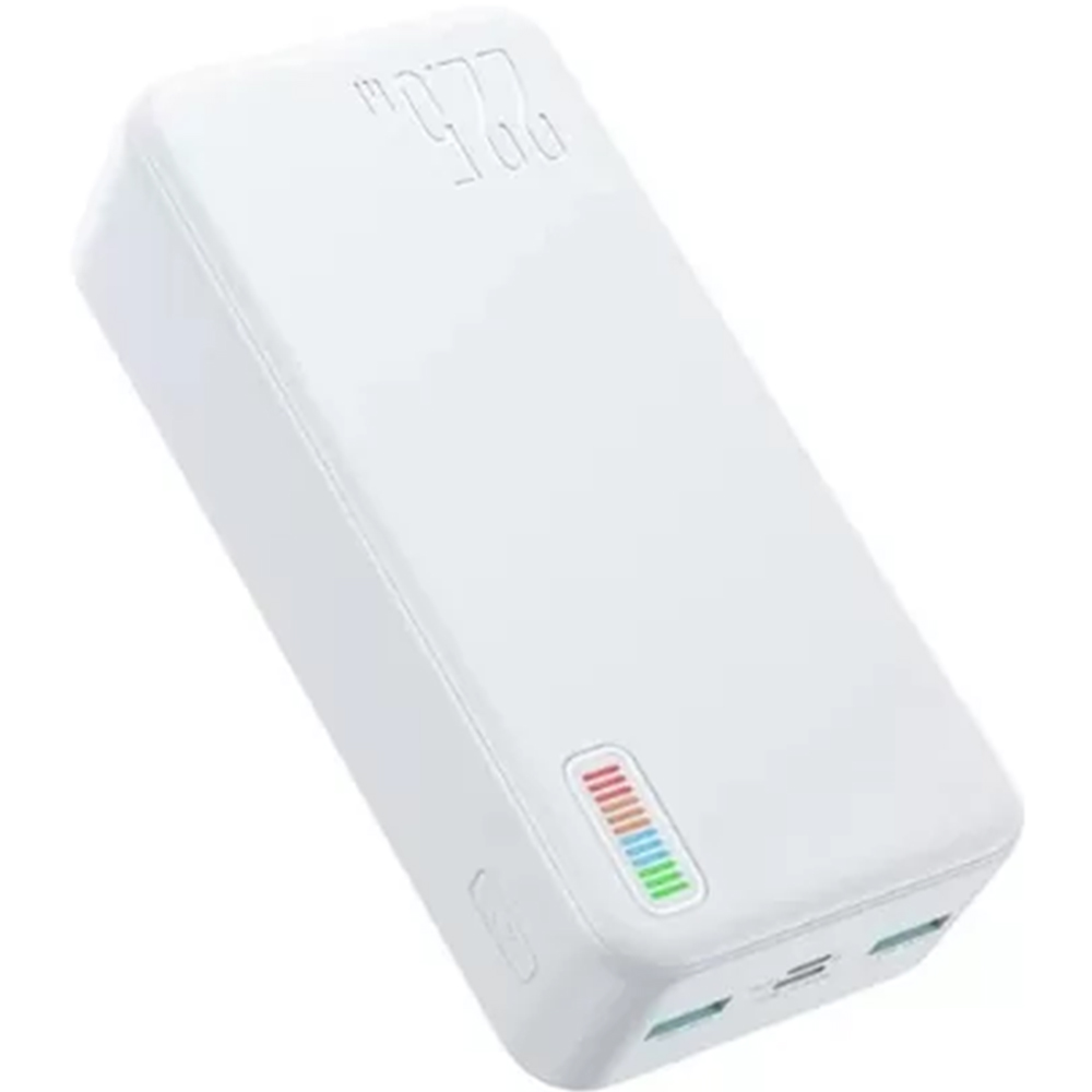 JOYROOM - JR-QP194 Dazzling Series 22.5W Power Bank 10000mAh-White With USB to Type.C 0.25m Cable-Colors / White