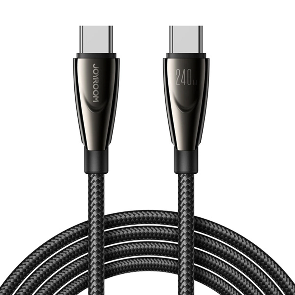 JOYROOM - SA31-CC5 Pioneer Series 240W Fast Charging Data Cable (Type-C to Type-C) 1.2m-Black